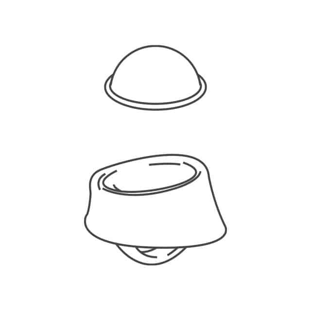 Diaphragms and caps are similar but are different shapes and sizes